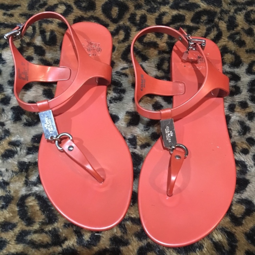 Coach size 8 sandals